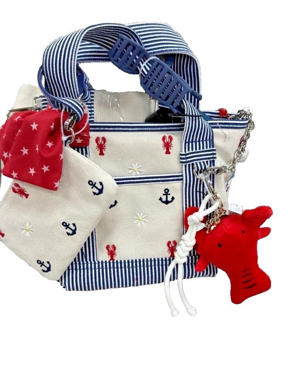 Madden Girl Nautical Lobster Pursue/ Crossbody w/ Accessories. NWT